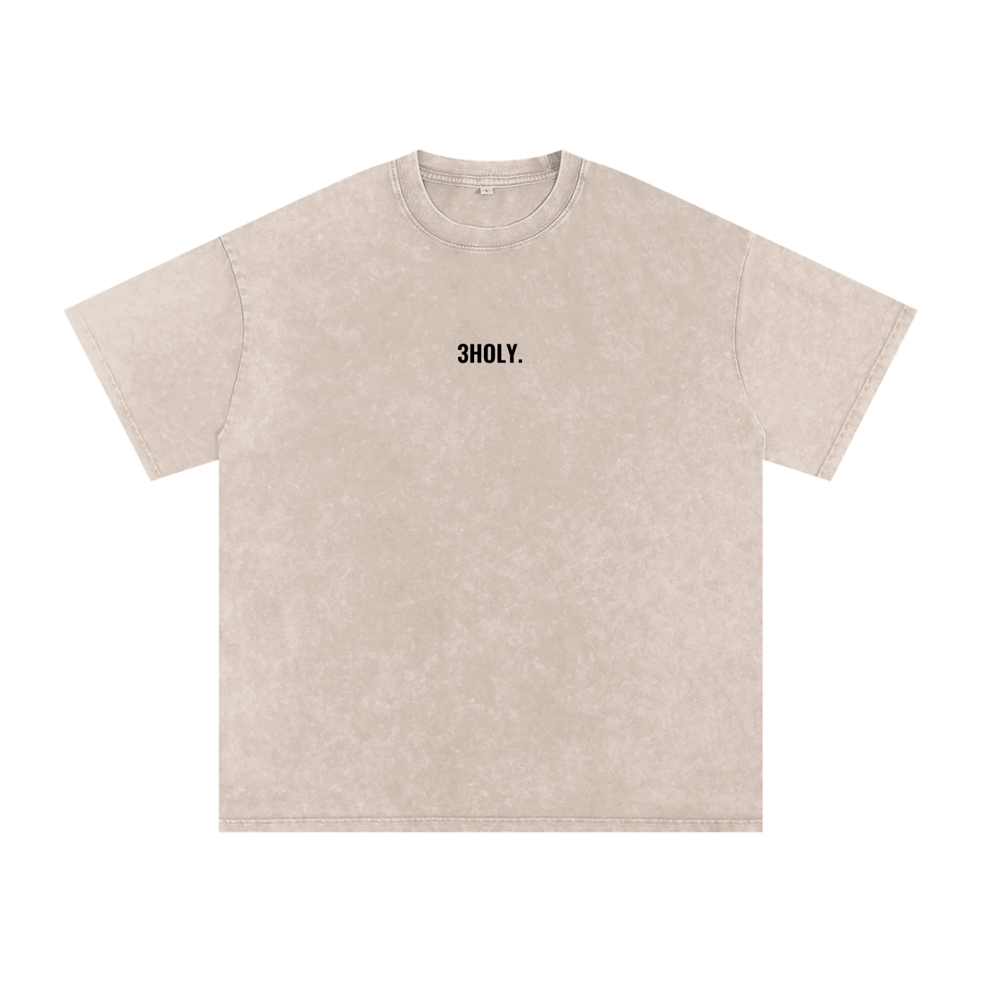 Snow Washed Oversized Cotton T-Shirt - John 19:30