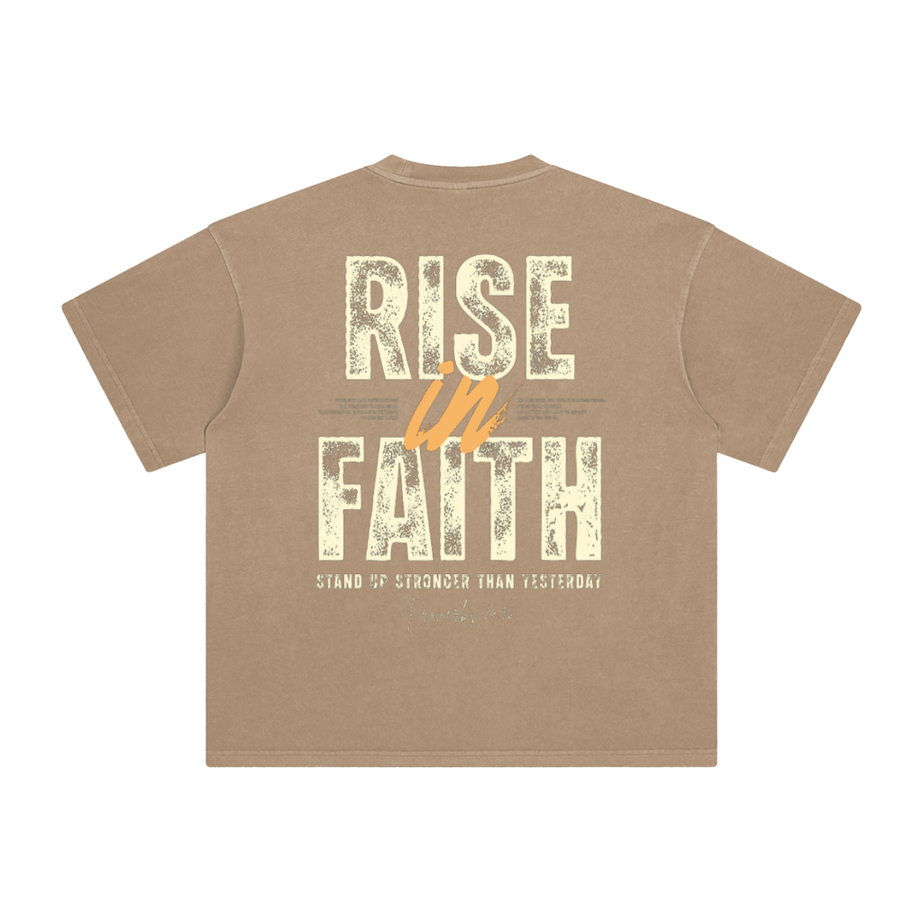 Enzyme Washed T-Shirt - Proverbs 24:16