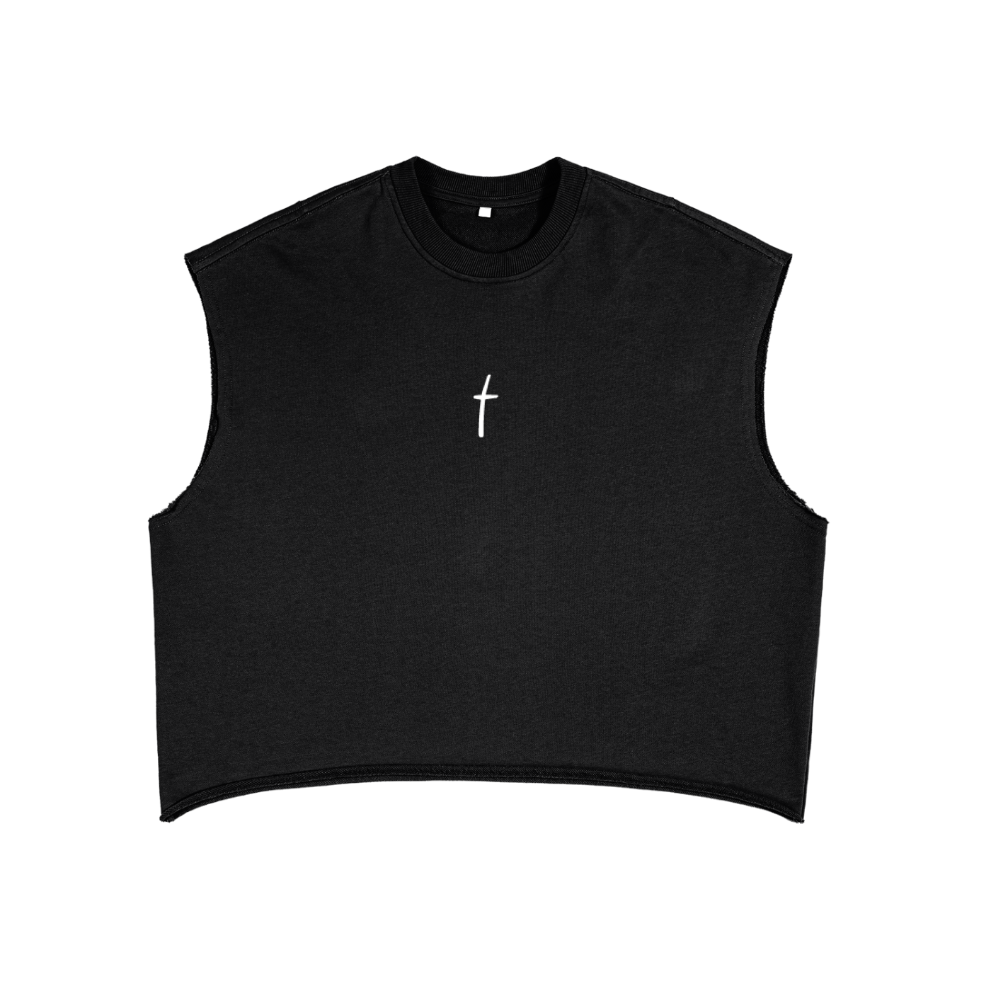 French Terry Boxy Tank Top - Romans 8:28