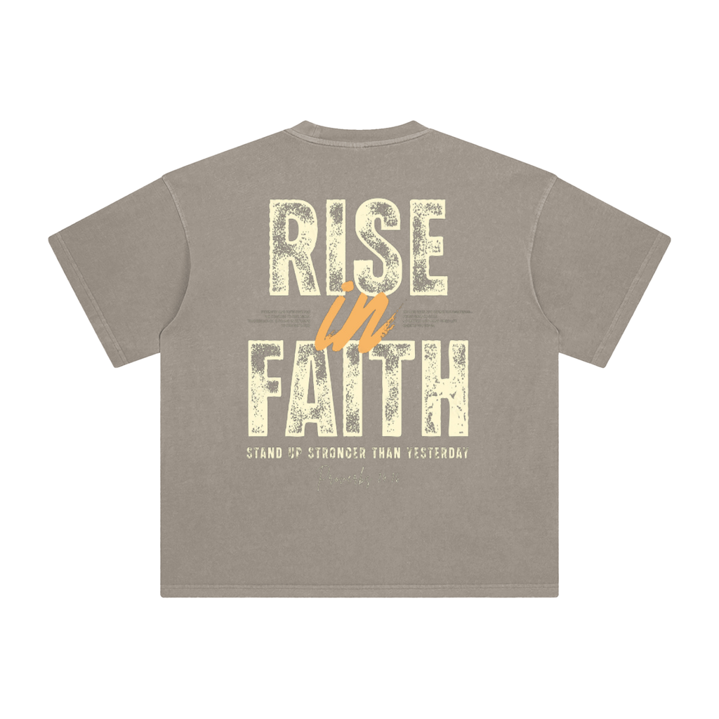 Enzyme Washed T-Shirt - Proverbs 24:16